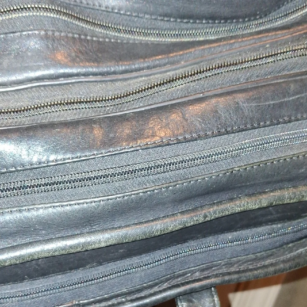 Men's Black Leather Bag